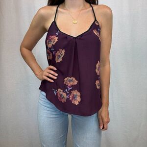 Urban Outfitters Kimchi Blue Floral Sleeveless Tank Top Blouse